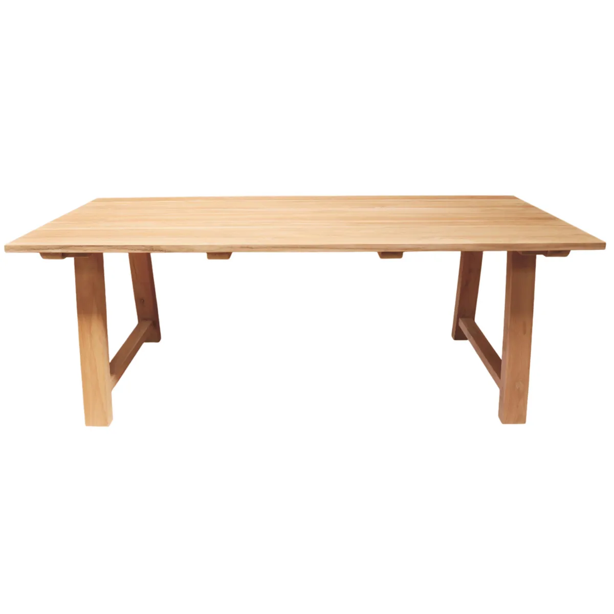 JUST HOME COLLECTION - Mesa Rectangular Madera Teca Carcasona220x78x100 cm Natural