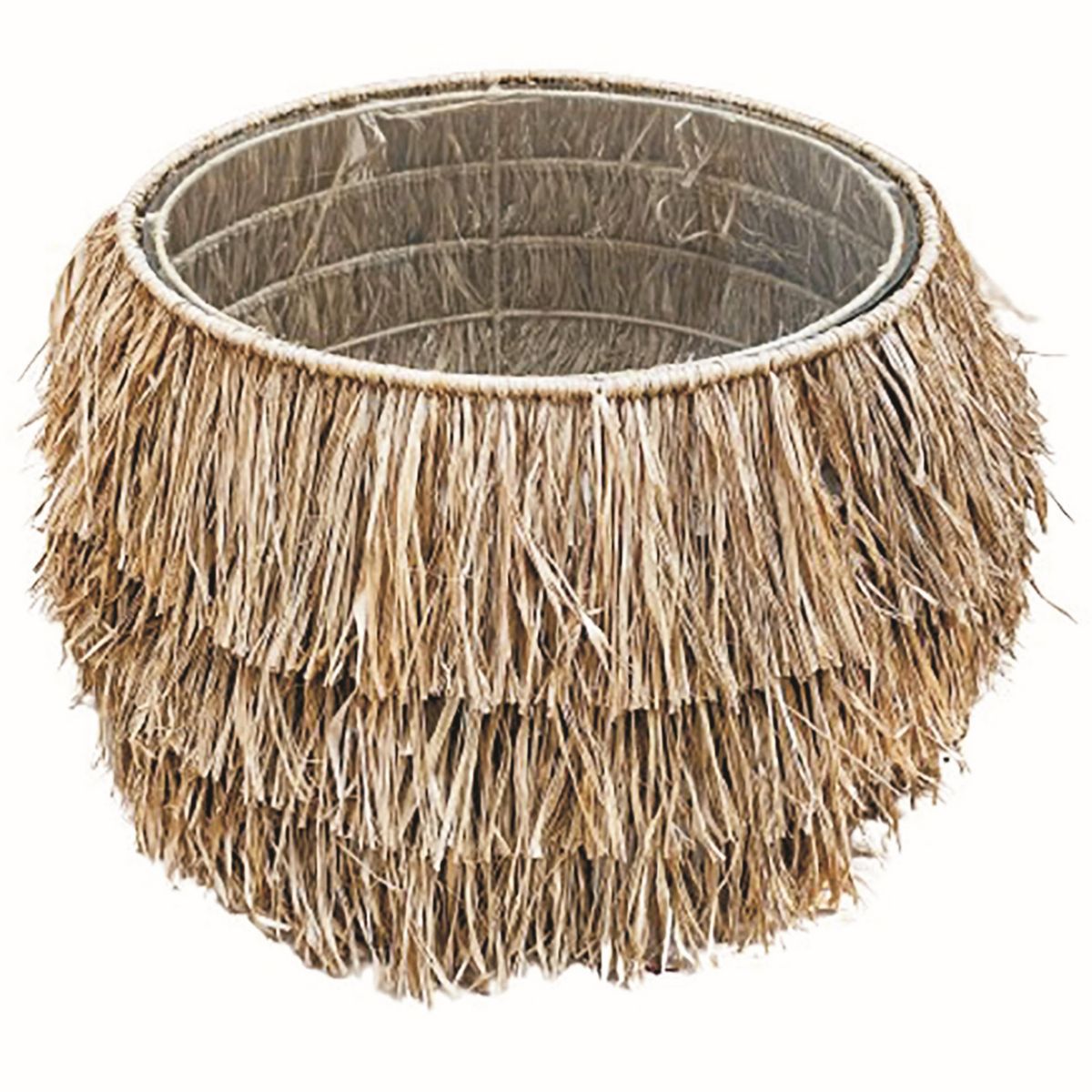 JUST HOME COLLECTION - Mesa de Centro Redonda Madera 70x38x70 cm Natural