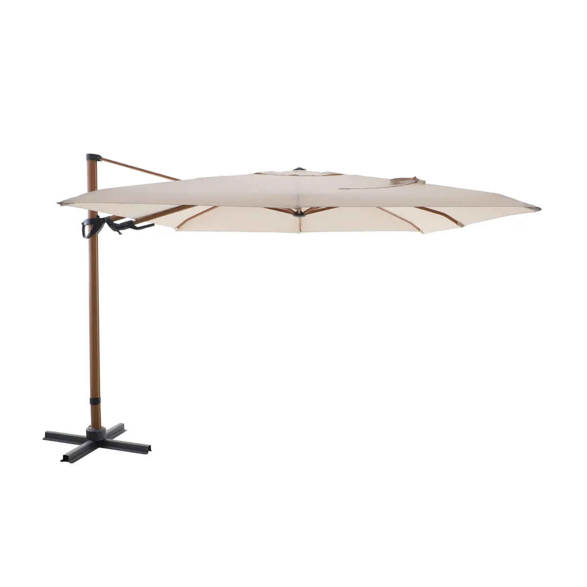 JUST HOME COLLECTION - Quitasol Lateral Aluminio 3x2.6 metros Natural