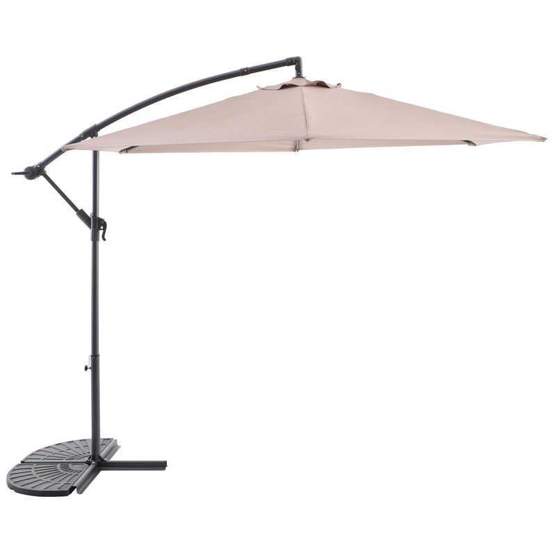 JUST HOME COLLECTION - Quitasol Lateral Aluminio 3x2.5 metros Taupe