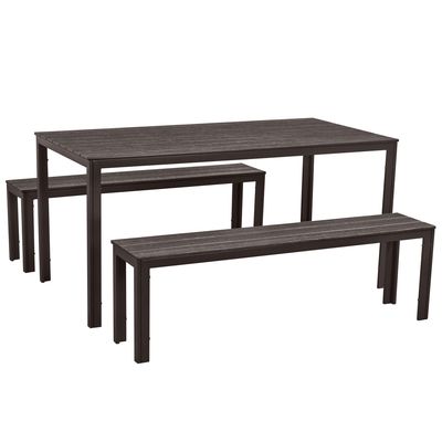 Imagen 2 del producto Juego de Comedor de Terraza York 4 Personas Café