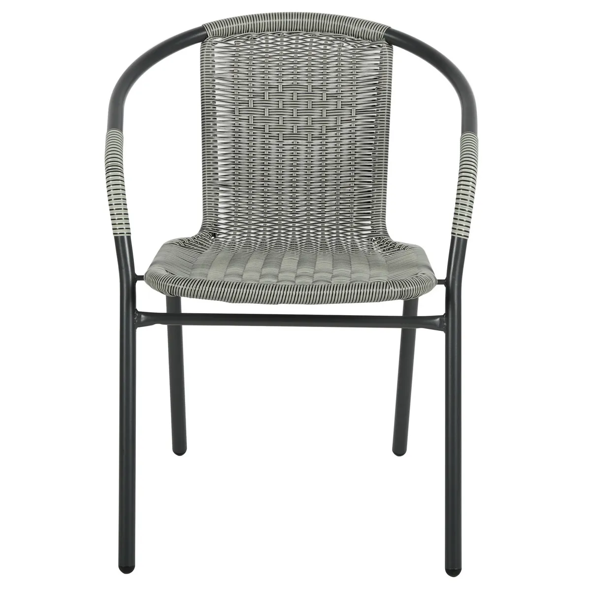 JUST HOME COLLECTION - Silla para Terraza Rattan SC-037A Gris 73x54x61 cm