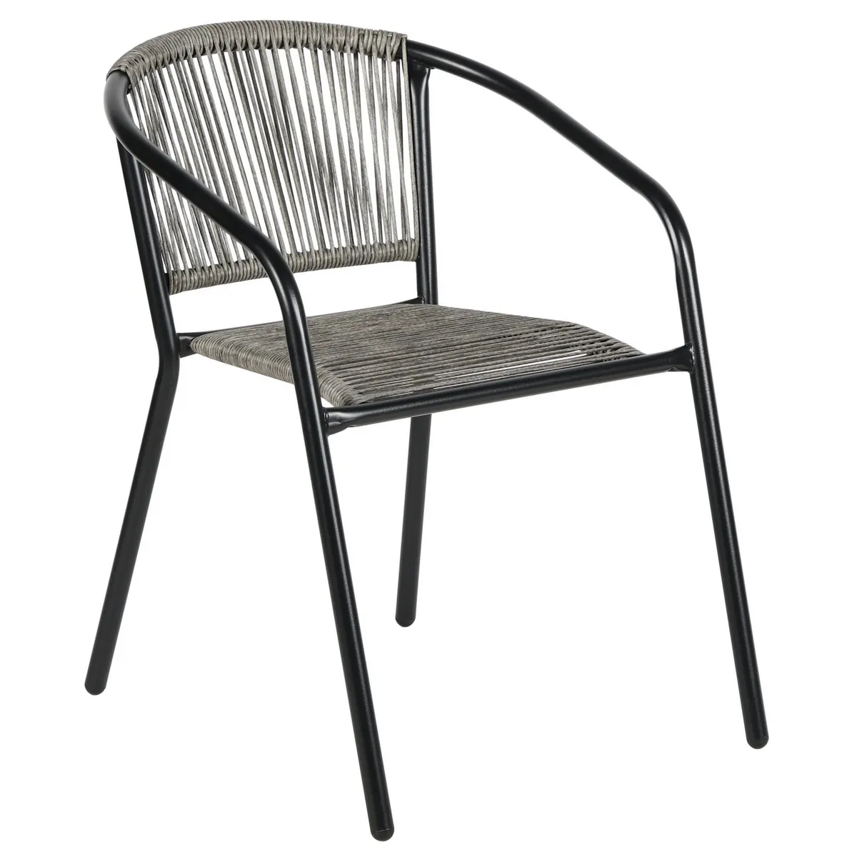 JUST HOME COLLECTION - Silla para Terraza Guadalajara Gris 74x54x63 cm