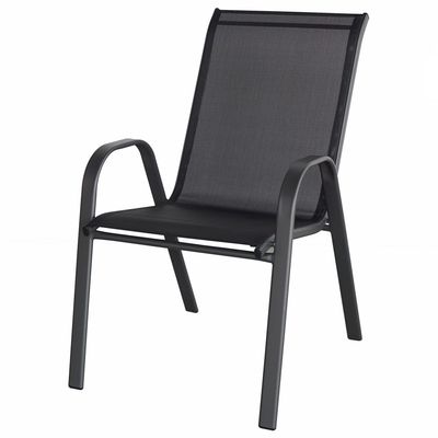 Imagen 2 del producto Silla para Terraza Acero Sling Negro 91x55x74 cm