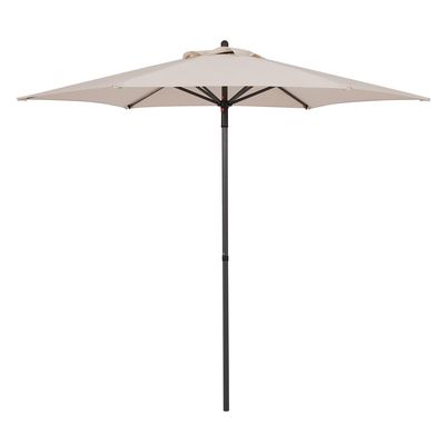 Imagen 2 del producto Quitasol Push Up con Filtro UV Acero 2.3x2.3 metros Natural