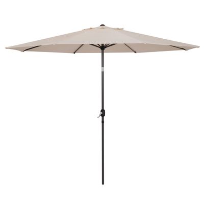 Imagen 2 del producto Quitasol Central Acero 3.3x2.5 metros Natural