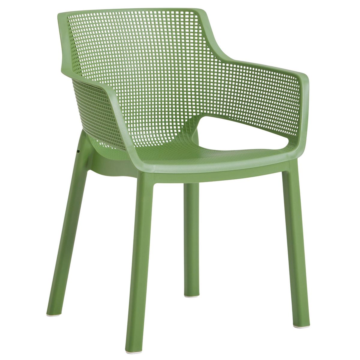 KETER - Silla para Terraza Polipropileno Elisa Verde 78.4x61.5x53 cm