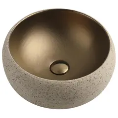 SENSI DACQUA - Lavamanos Forma Redonda Cerámica 36.4x15.5x36.4 cm Multicolor
