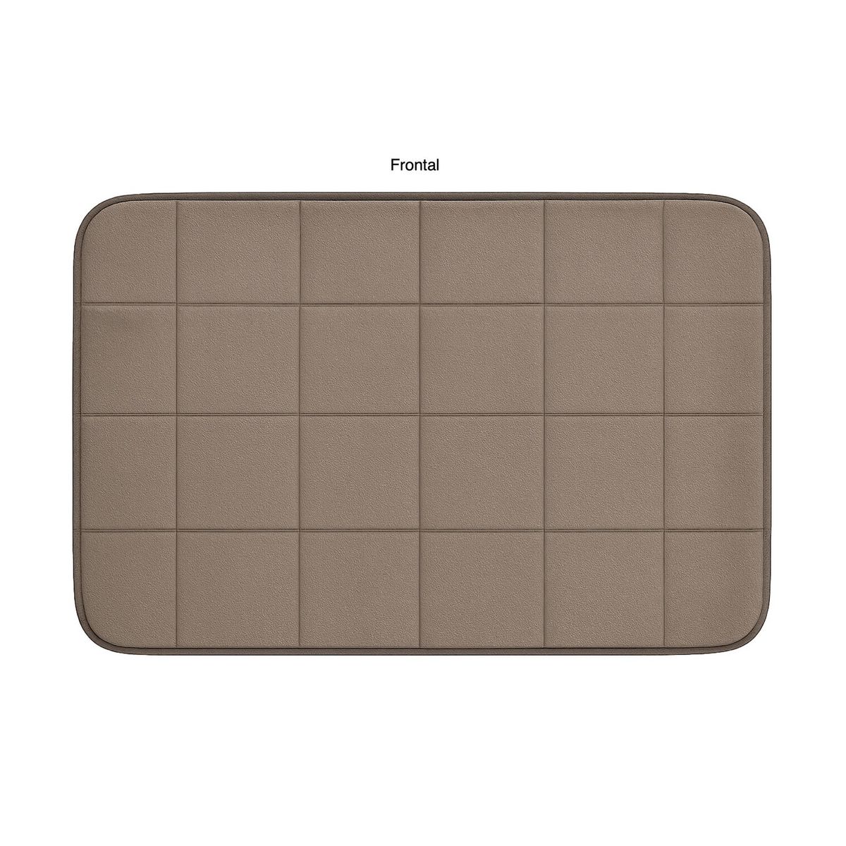 JUST HOME COLLECTION - Set 2 Piso Alfombra Baño 40x60 cm Arena