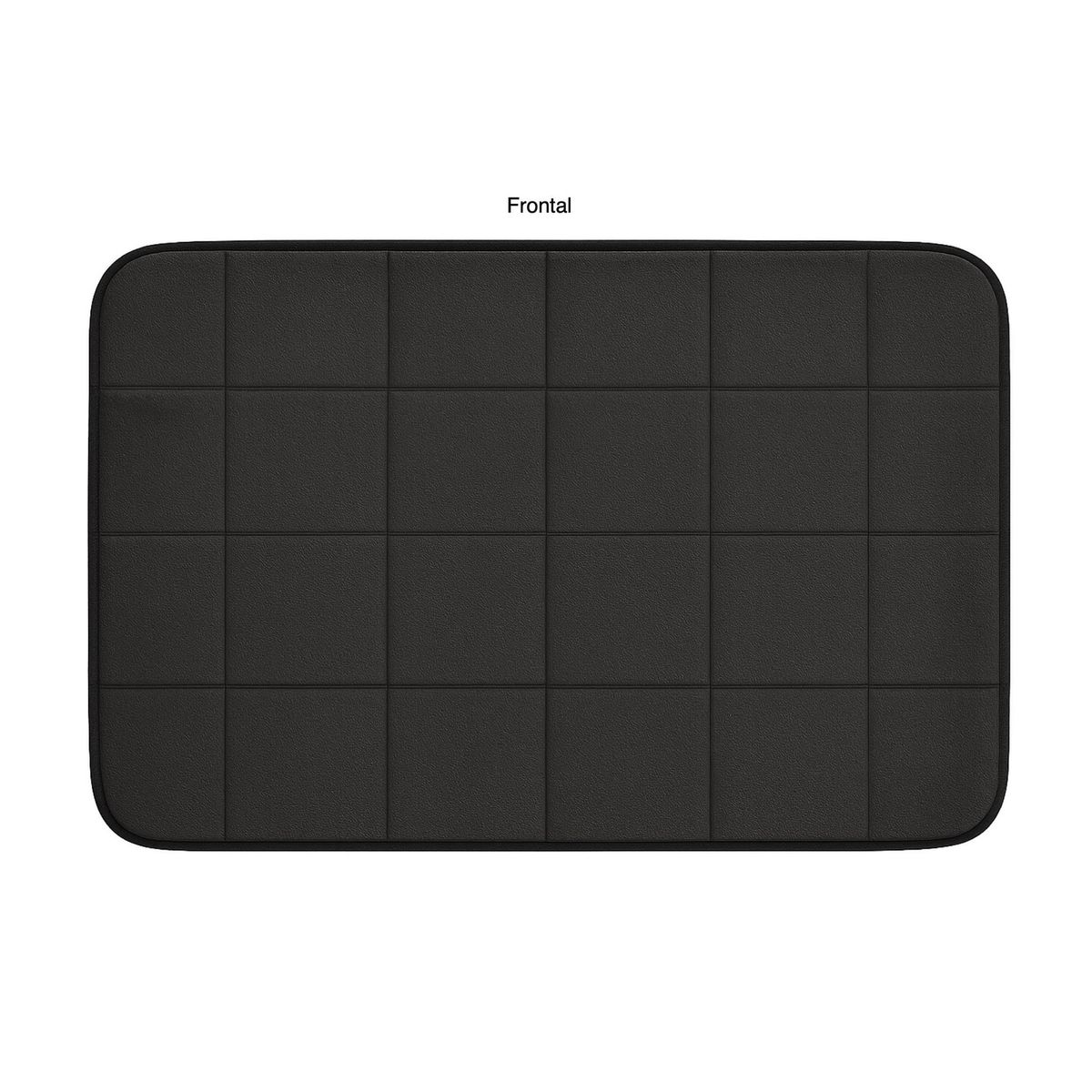 JUST HOME COLLECTION - Set Limpiapies Ban 40x60 cm Poliéster Negro