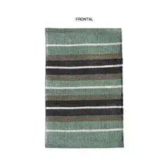 JUST HOME COLLECTION - Limpiapies Bano Stripe 40X60 Vde