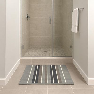 Imagen 2 del producto Limpiapies Bano Stripe 40X60 Gr