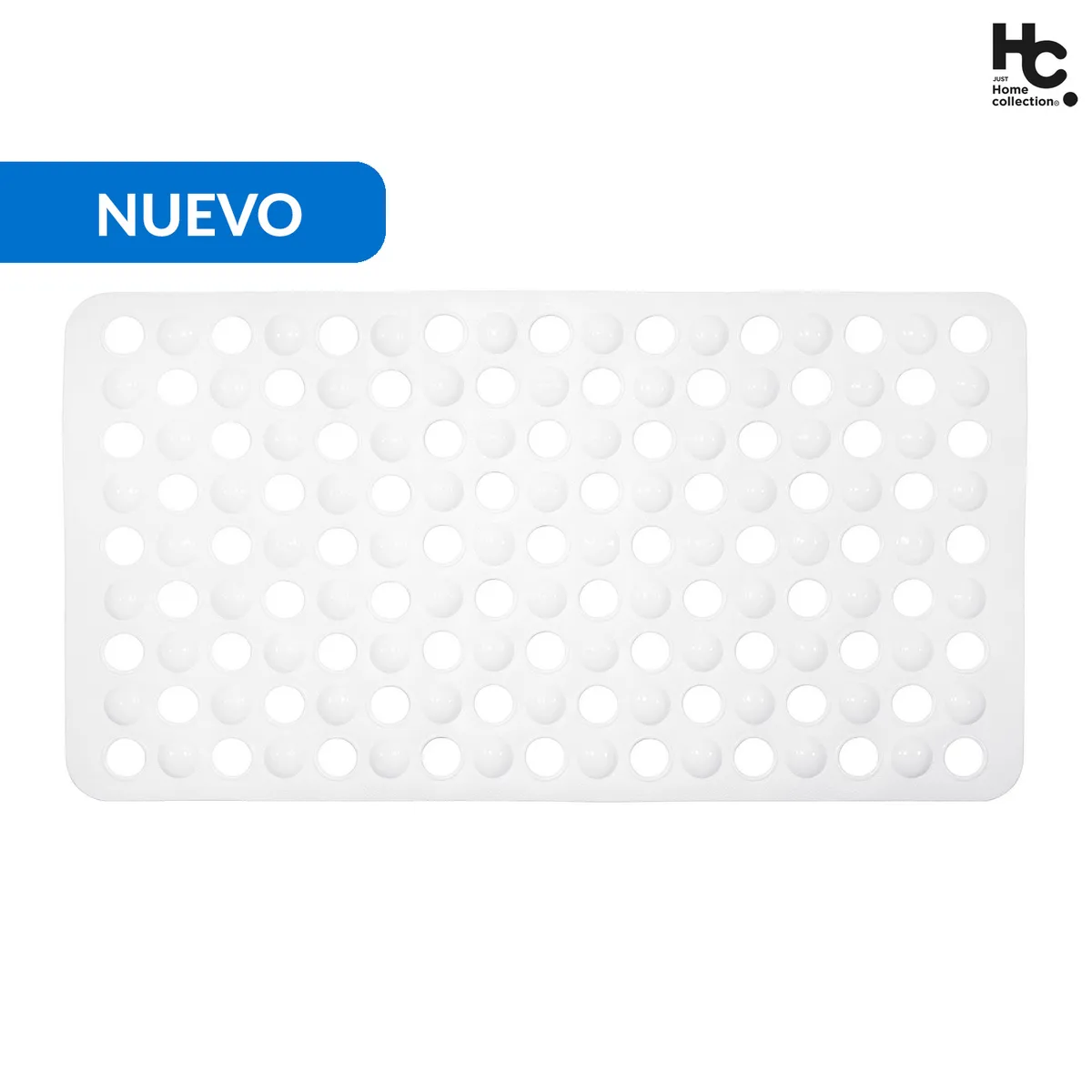 JUST HOME COLLECTION - Piso Bubble 36x68 cm PVC Blanco