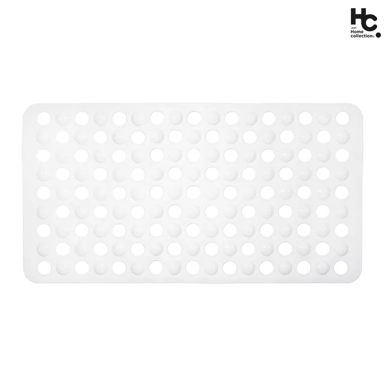 Piso Antideslizante Bubble 36x68 cm PVC Blanco
