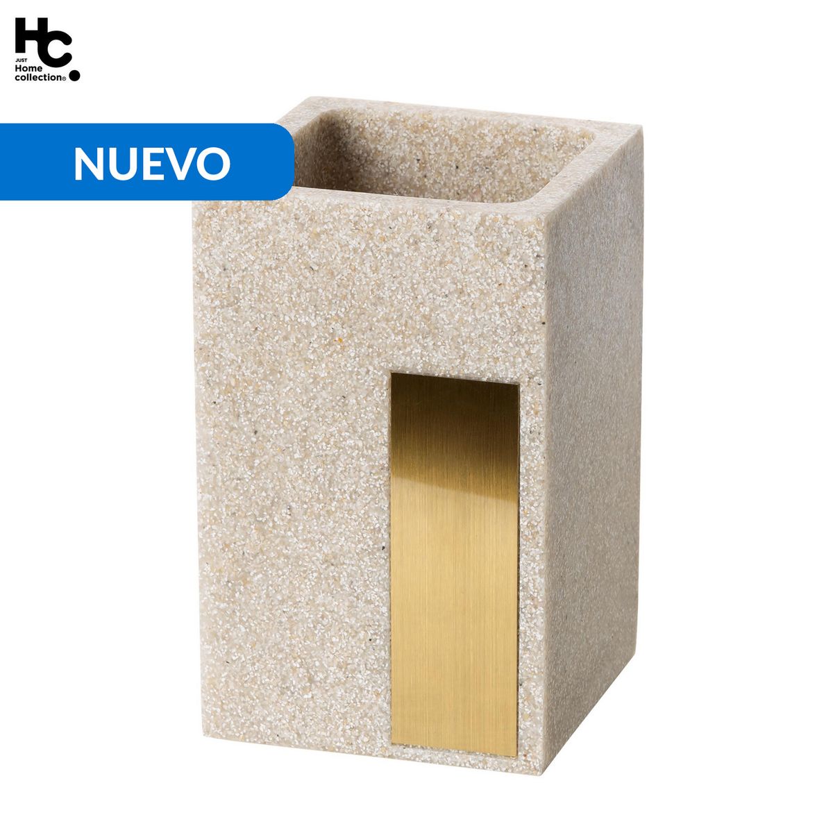 JUST HOME COLLECTION - Portacepillo Resina Jasper