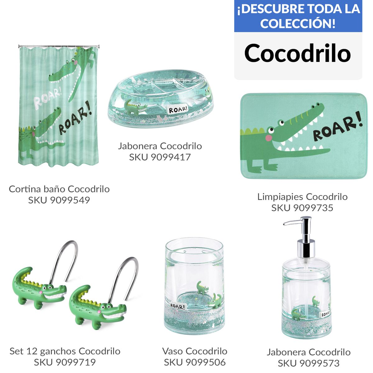 JUST HOME COLLECTION - Dispensador Cocodrilo