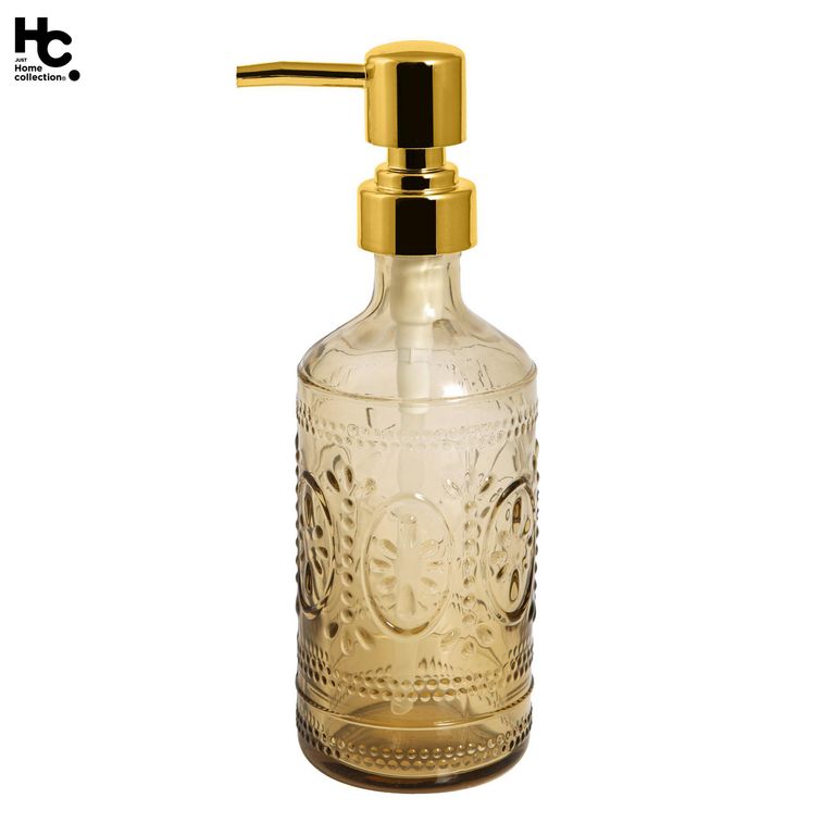 Dispensador De Jabón Floral Amarillo