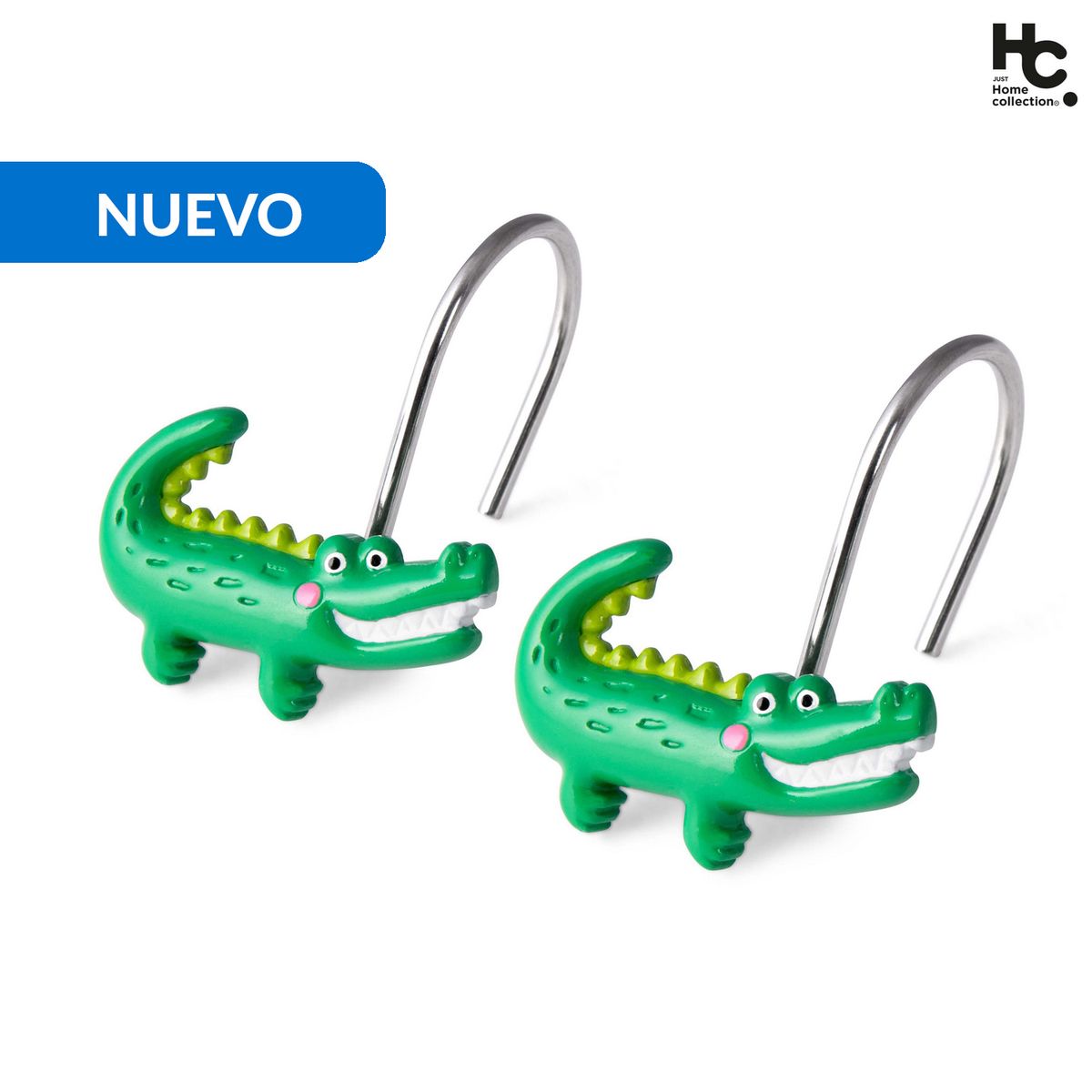 JUST HOME COLLECTION - Set de 12 Ganchos Cocodrilos