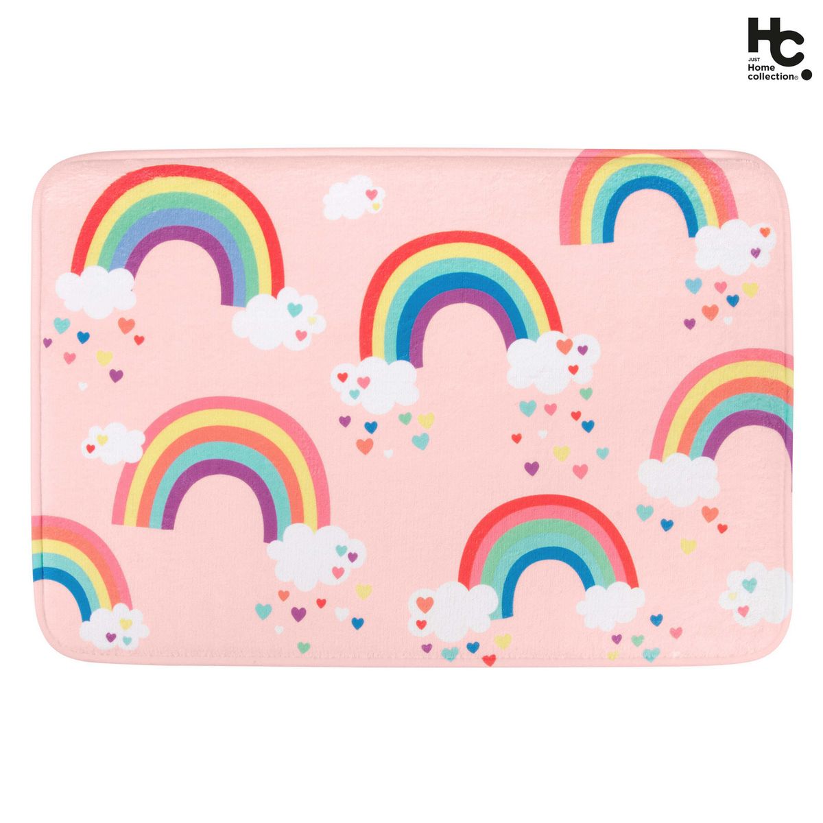 JUST HOME COLLECTION - Limpiapies Rainbow 40x60 cm Poliéster Multicolor