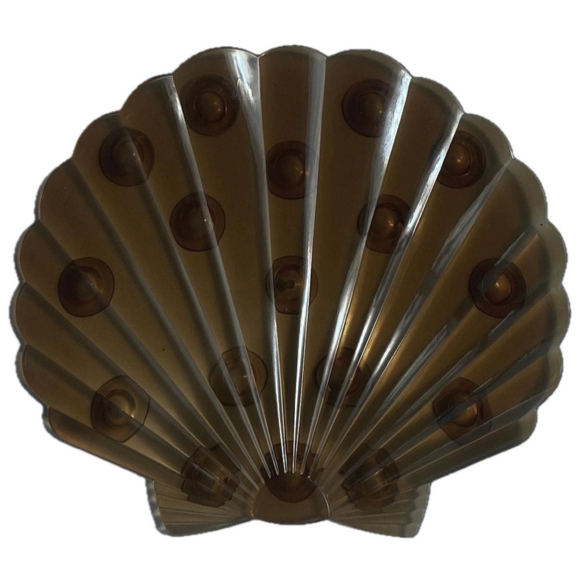 JUST HOME COLLECTION - Set 6 unidades Antidesliza Concha Cafe