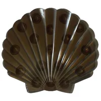 Set 6 unidades Antidesliza Concha Cafe