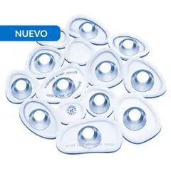 JUST HOME COLLECTION - Set antideslizante Piedra 12x13 cm PVC Transparente