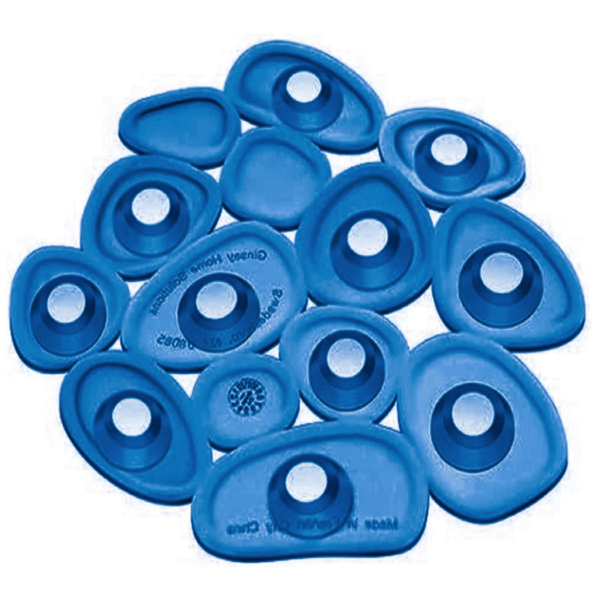 JUST HOME COLLECTION - Set 6 unidades Antidesliza Piedra Azul