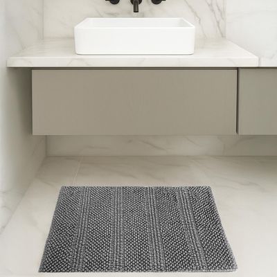 Imagen 2 del producto Limpiapies Kyoto 50x80 cm Algodón Gris