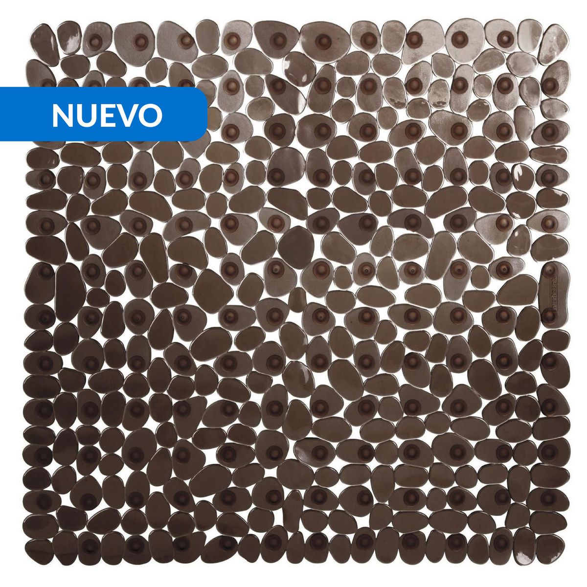 JUST HOME COLLECTION - Limpiapies Pebbles 53x53 cm PVC Grafito