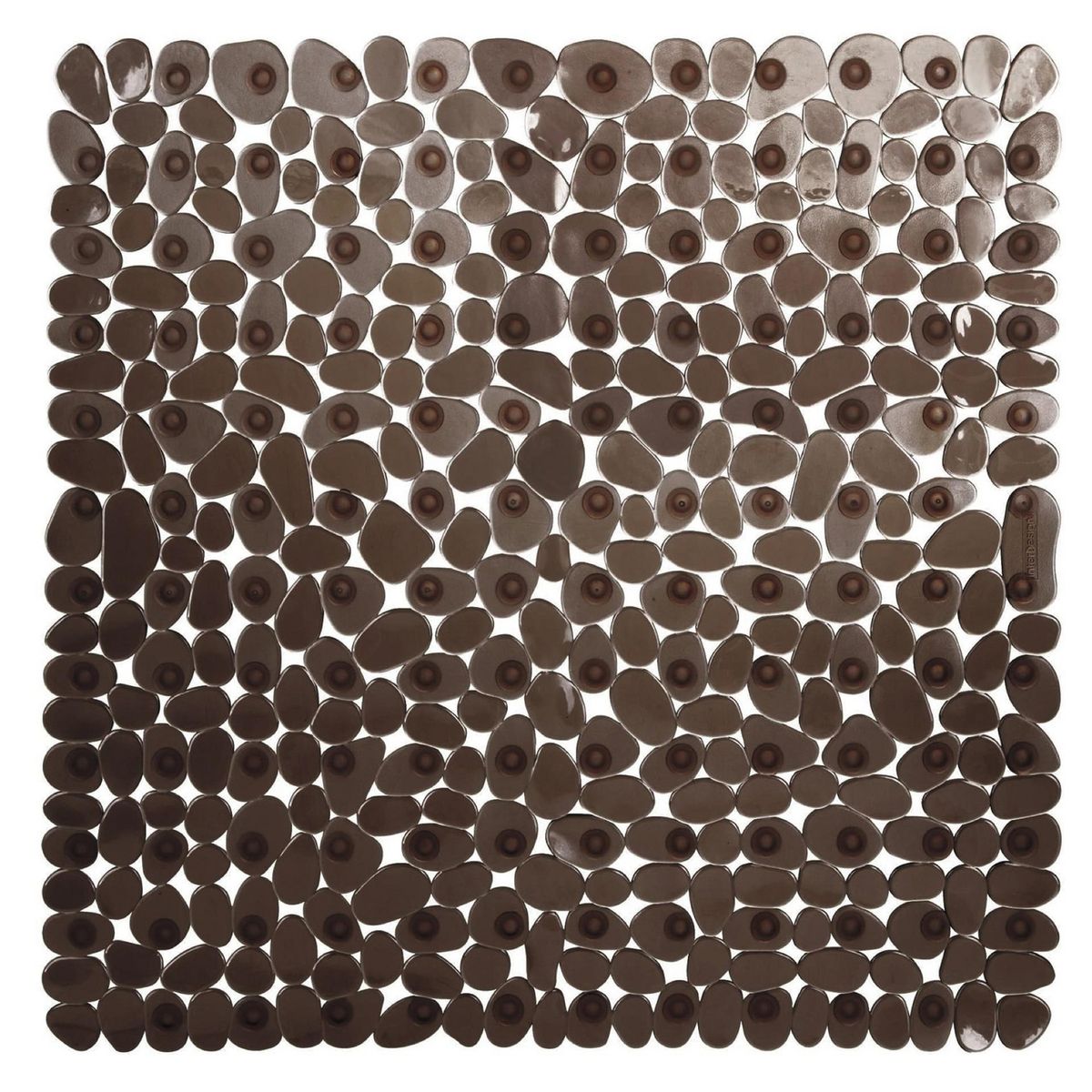 JUST HOME COLLECTION - Limpiapies Pebbles 53x53 cm PVC Grafito