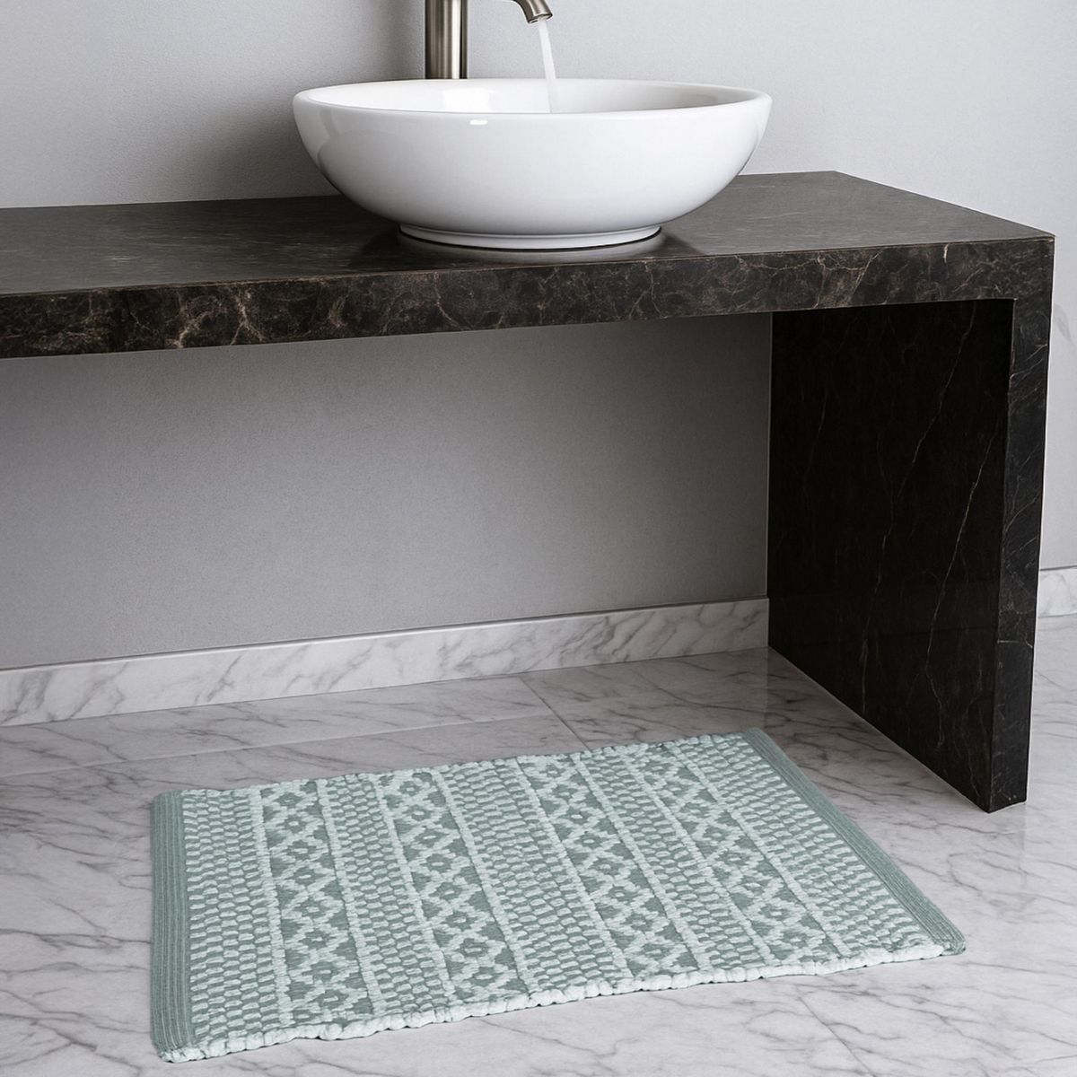 JUST HOME COLLECTION - Limpiapies Clair 40x60 cm Algodón Pistacho