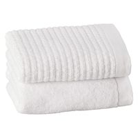 Set de Toallas Visita 500 gr Algodón 40x70 cm Blanco