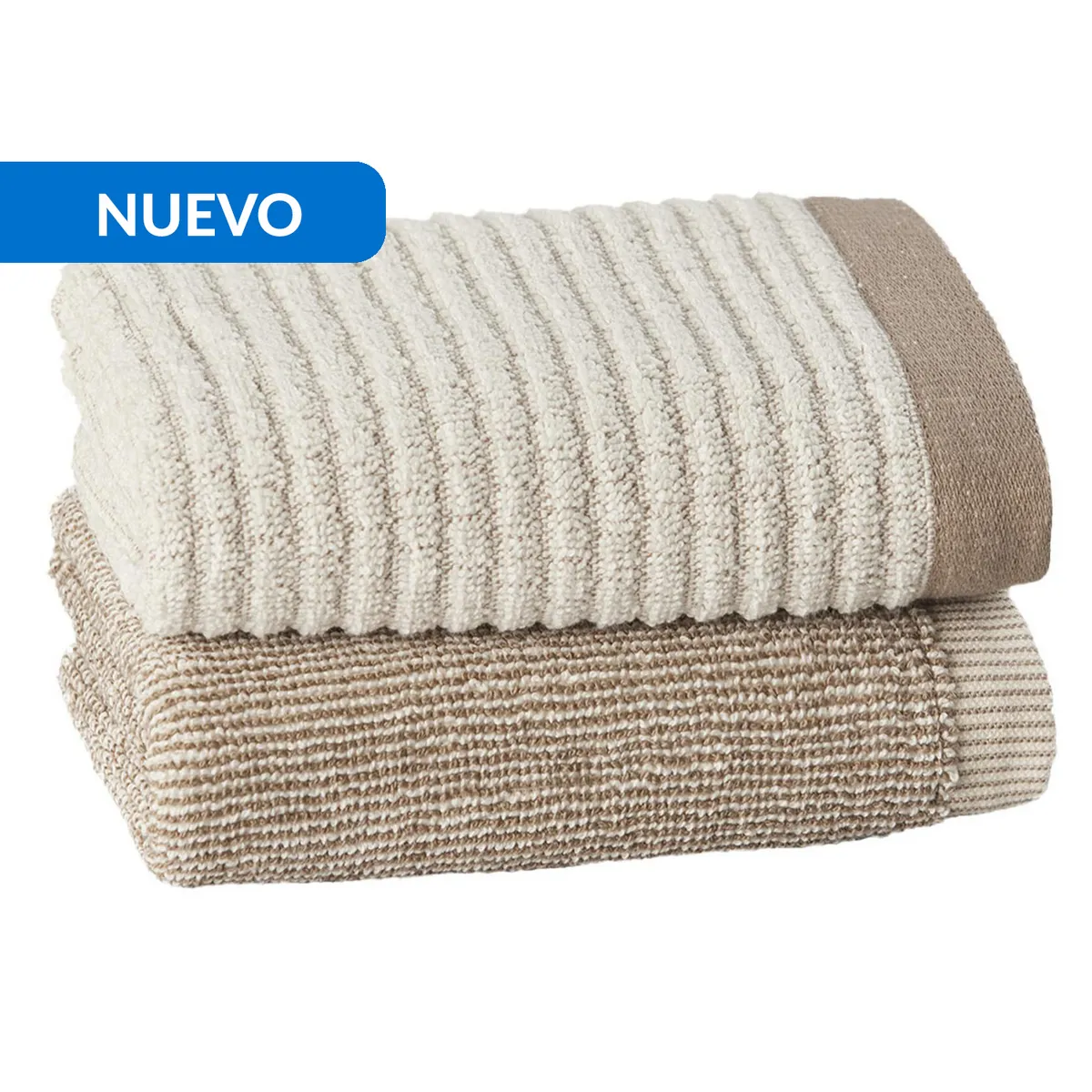 JUST HOME COLLECTION - Set de Toallas Visita 500 gr Algodón 40x70 cm Cafe