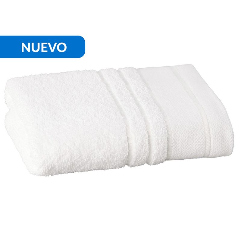 JUST HOME COLLECTION - Toalla de Mano Bellota 500 gr Algodón 50x80 cm Blanco
