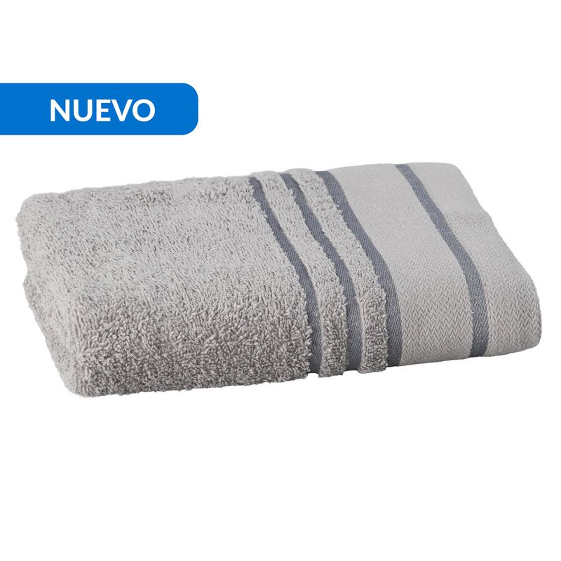 JUST HOME COLLECTION - Toalla de Mano Bellota 500 gr Algodón 50x80 cm Gris
