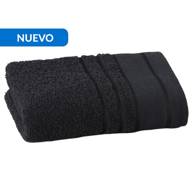 JUST HOME COLLECTION - Toalla de Mano Bellota 500 gr Algodón 50x80 cm Negro