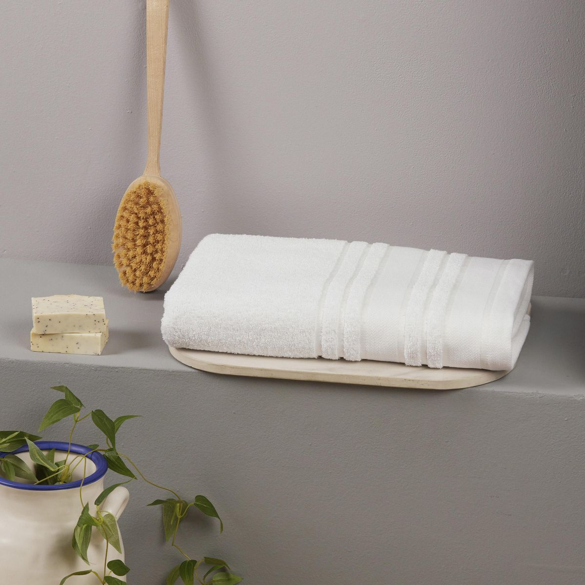 JUST HOME COLLECTION - Toalla de Cuerpo Bellota 500 gr Algodón 70x140 cm