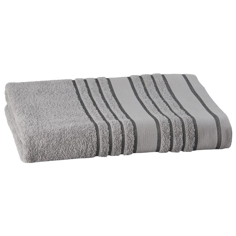 JUST HOME COLLECTION - Toalla de Cuerpo Bellota 500 gr Algodón 90x150 cm Gris