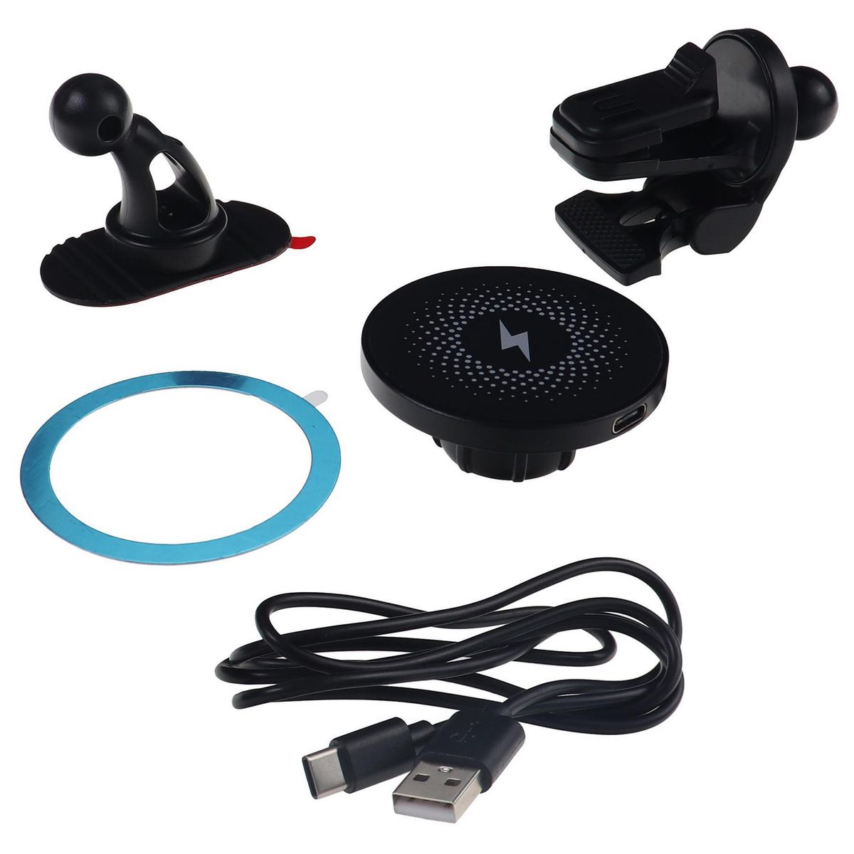 AUTOSTYLE - Soporte celular con carga magnética auto