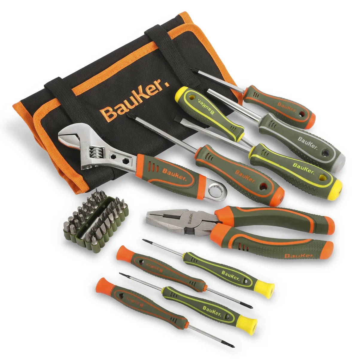 BAUKER - Kit Destornillador y Alicates