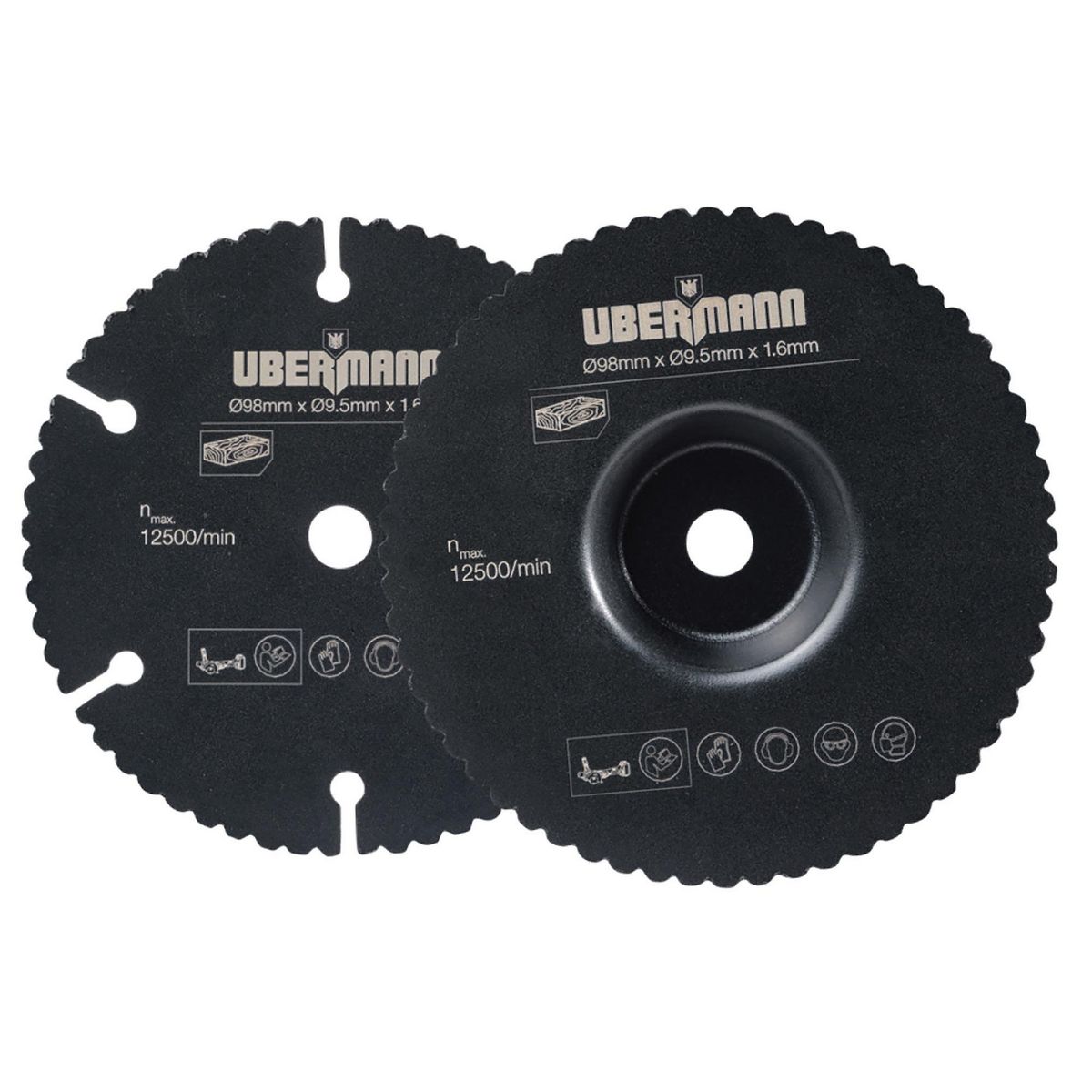 UBERMANN - Pack 3 Disco Corte Mini Sierra 98mm