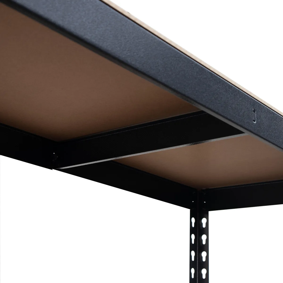 FIXSER - Estante 5 Nivel(es) 90x183x40 cm Gris, Negro