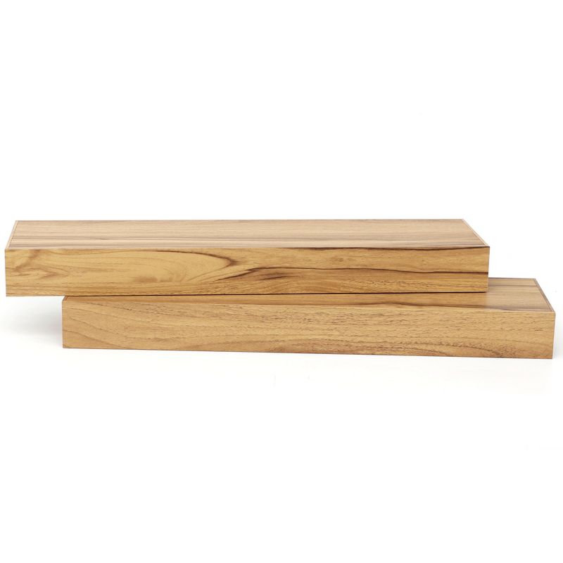 JUST HOME COLLECTION - Set 2 repisas   Nivel(es) 60.5x6x15 cm Natural