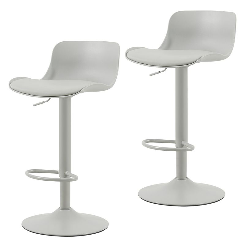 JUST HOME COLLECTION - Juego silla bar Elisa Blanco 99x43x46 cm