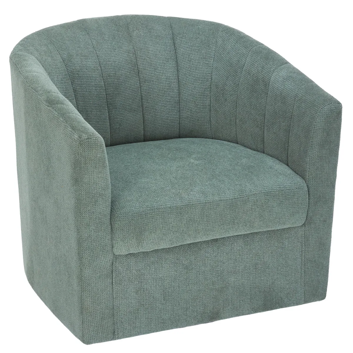 Poltrona Giratorio 360º 1 cuerpo Gloria 75x71x71 cm Verde, marca JUST HOME COLLECTION - Foto 2