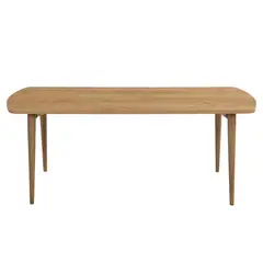 JUST HOME COLLECTION - Mesa de Centro Pata Plegable Madera 60x120x45cm