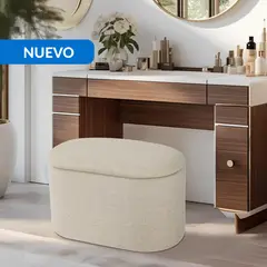 JUST HOME COLLECTION - Puff con Storage Hyooka beige