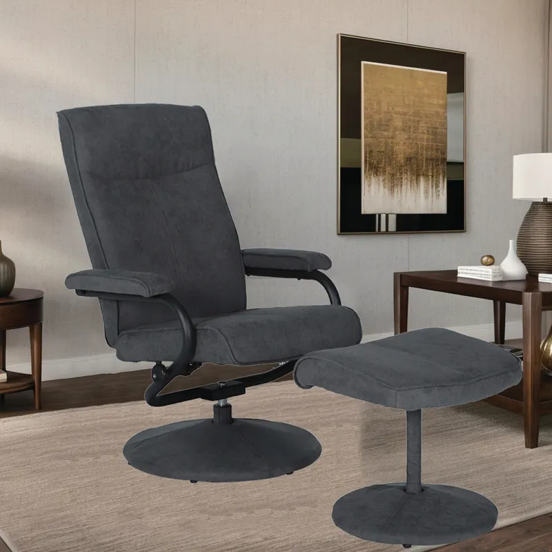JUST HOME COLLECTION - Berger Giratorio 360º 1 cuerpo BT-7859G 68x87x73 cm Gris