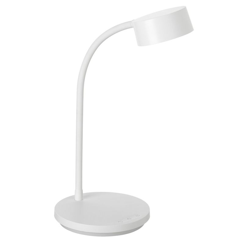 JUST HOME COLLECTION - Lampara escritorio Baras Blanco 13x13 cm