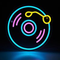 Letrero Neon Tornamesa Blanco 2x29.5 cm